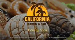 Desktop Screenshot of californiabakeryandcafe.com